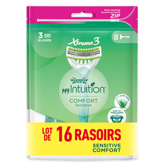 Image de Rasoirs Jetables MyIntuition Xtreme 3 Comfort Sensitive WILKINSON - x8Lot de