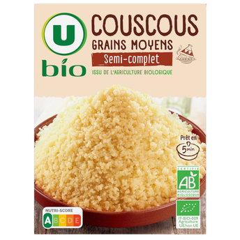 Image de U BIO
Couscous semi-complet boîte de