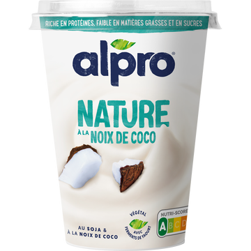 Alpro Dessert Végétal Nature Coco Base Soja Alpro - 500g