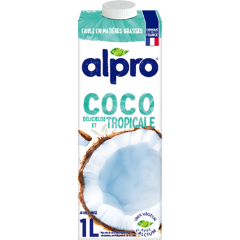 Image de Boisson végétale lait de coco ALPRO -brique