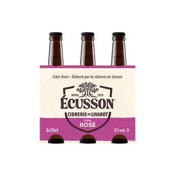 Image de Cidre rosé ECUSSON 2,5°
