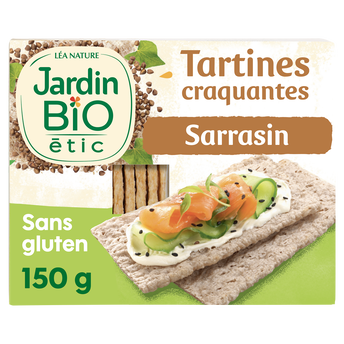 Image de Tartines craquantes sarrasin sans gluten JARDIN BIO