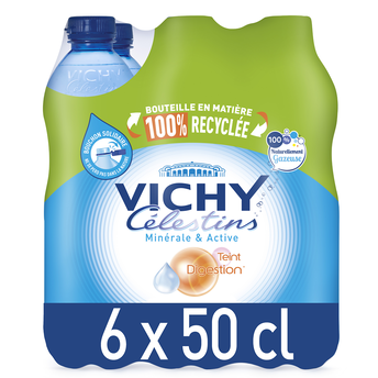 Image de Eau minérale naturelle gazeuse VICHY CELESTINS