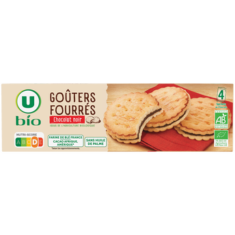 Image de U BIO
Gâteaux Goûters bio fourrés au chocolat noir