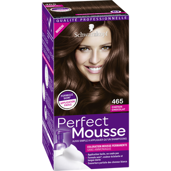 Image de Coloration permanente châtain chocolat SCHWARZKOPF PERFECT MOUSSE