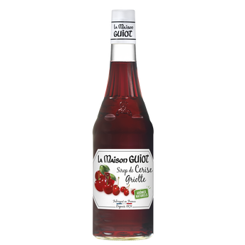 Image de Sirop de cerise griotte tradition LA MAISON GUIOT, bouteille en verrede