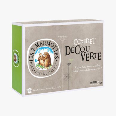 Coffret decouverte, Les 2 Marmottes, 72 sachets, 115g - Super U