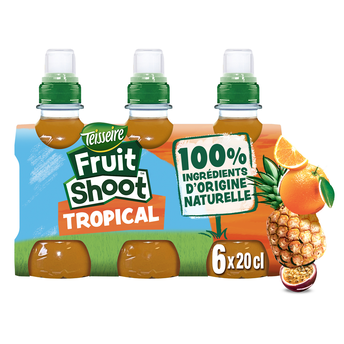 Image de Boisson Tropical FRUIT SHOOT, 6 bouteilles
