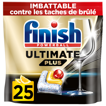 Image de Tablettes lave vaisselle ultimate plus citron FINISH