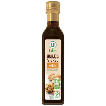 Image de U BIO
Huile de noix - Bouteille
