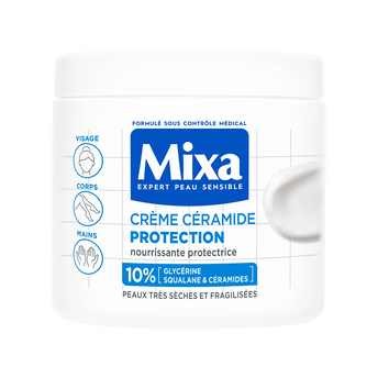 Image de Crème pour corps Céramide IPS MIXA en pot