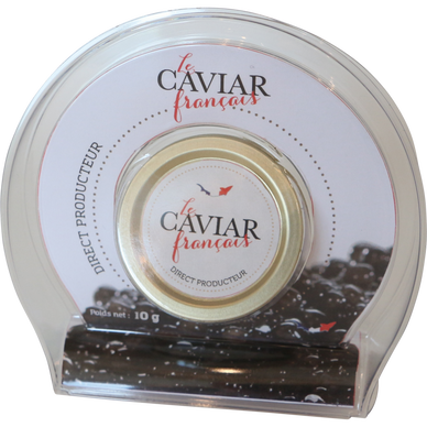 Le caviar Francais, Esturgeon Baeri (Acipenser baeri) 10g - Super U, Hyper  U, U Express 