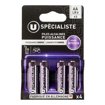 Image de U
Pile U Spécialiste LR6