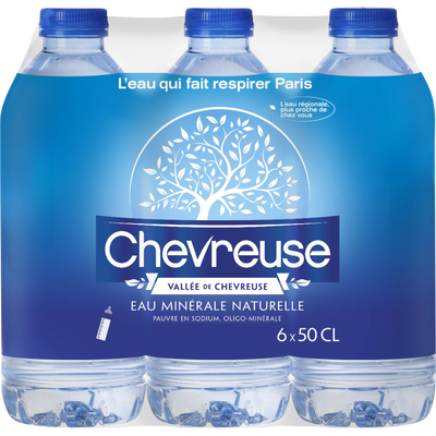 Chevreuse - Eau minérale plate, pack de 6 bouteilles de Chevreuse - Eau minérale plate, pack de 6 bouteilles de ,CHEVREUSE,