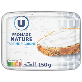 Image de U
Fromage nature au lait pasteurisé 21,5%mg