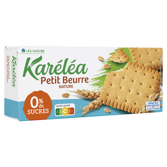 Image de Petit beurre sans sucres KARELEA, paquet de