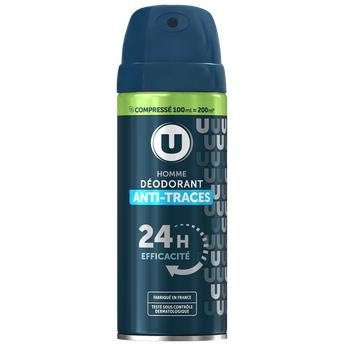 Image de U
Déodorant compressé homme anti-traces 24h