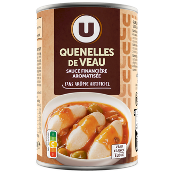 Image de U
Quenelle de veau sauce financière aromatisée  boîte de