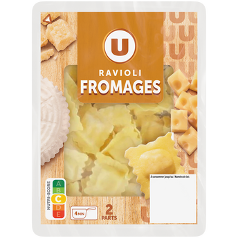 Image de U
Ravioli aux 4 fromages