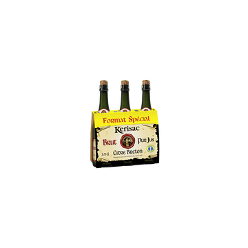 Kerisac Cidre Pur Jus Kerisac Brut Igp, 5°, 3x75cl