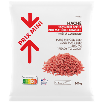 Image de Viande hachée 100% pur boeuf 20%MG PRIX MINI