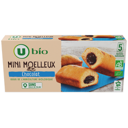 Mini Moelleux Fourres Au Chocolat U Bio 5 Unites De 28g Soit 140g