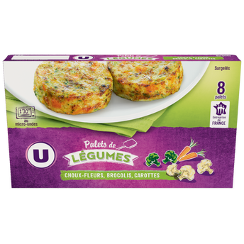 Image de U
Palets de légumes chou-fleur, brocoli, carotte