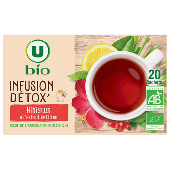 Image de U BIO
Infusion Bio Détox hibiscus U BIO - 20 sachets