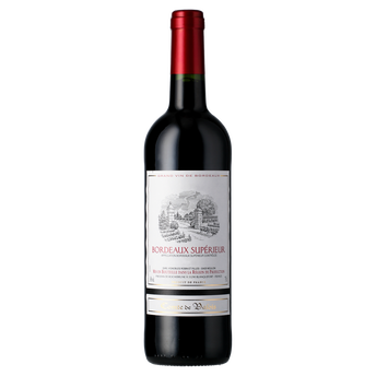 Image de Vin rouge Bordeaux supérieur AOP Comte de Valois, bouteille de