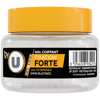 Image de BY U
Gel coiffant fixation forte - Pot
