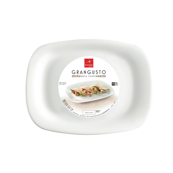 Image de Assiette rectangulaire opale GRANGUSTO