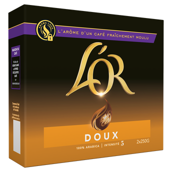 Image de Café moulu L'OR Doux Intensité 5 - 100% Arabica