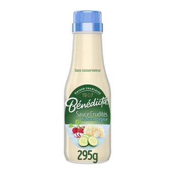 Image de Sauce crudités légère BENEDICTA, flacon en verre de