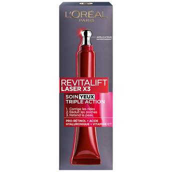 Image de Soin Yeux Revitalift Laser Anti-Rides Concentré L'OREAL PARIS - Tube