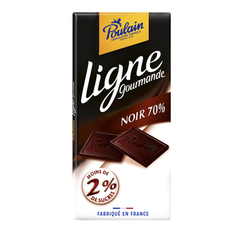 Image de Tablette Chocolat Noir 70% Fine & Gourmande POULAIN