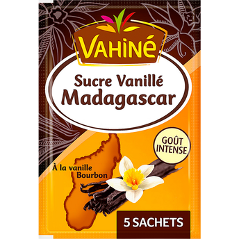 Image de Sucre à la vanille de Madagascar VAHINE, 5 sachets