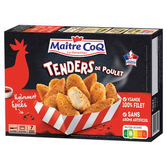 Image de Filet de poulet Tenders surgelés MAITRE COQ, Etui de