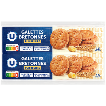 Image de U
Biscuits Galettes bretonnes pur beurre 2