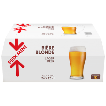 Image de Bière blonde 4° PRIX MINI - valisette