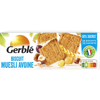 Image de Biscuits muesli avoine GERBLE - 4x5