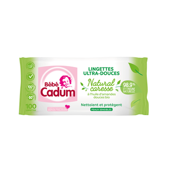 Image de Lingettes Bébé Ultra-Douces CADUM