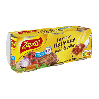 Image de Sauce Italienne à la viande rôtie ZAPETTI