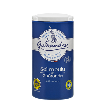Image de Sel moulu de tradition LE GUERANDAIS, boîte verseuse de