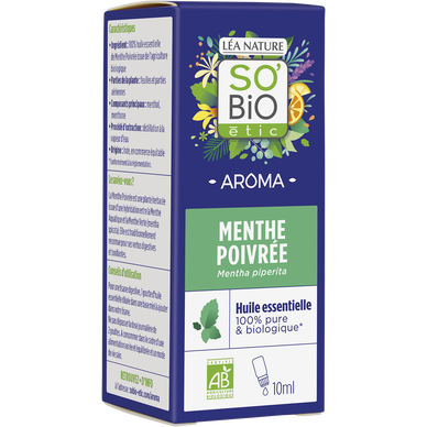 Huile Essentielle Menthe Poivrée - 10 Ml Carrefour - Origine Bio : la  bouteille de 10 ml à Prix Carrefour