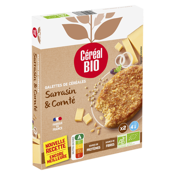 Céréal Bio Galettes De Céréales Au Sarrasin Et Au Comté Cereal Bio, 200g