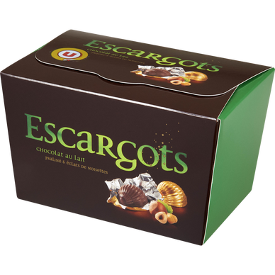 Escargots praliné chocolat au lait 195g - Super U, Hyper U, U Express 