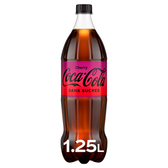 Image de Soda COCA-COLA Cherry sans sucre - Bouteille