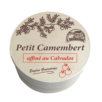 Image de Petit camembert calvados lait pasteurisé 23% de MG LIVAROT