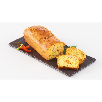 Image de Cake au poulet et petits légumes au curry