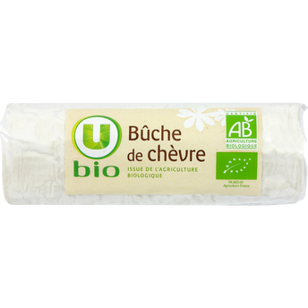 Image de U BIO
Fromage Bûche de chèvre bio au lait pasteurisé 21% de MG